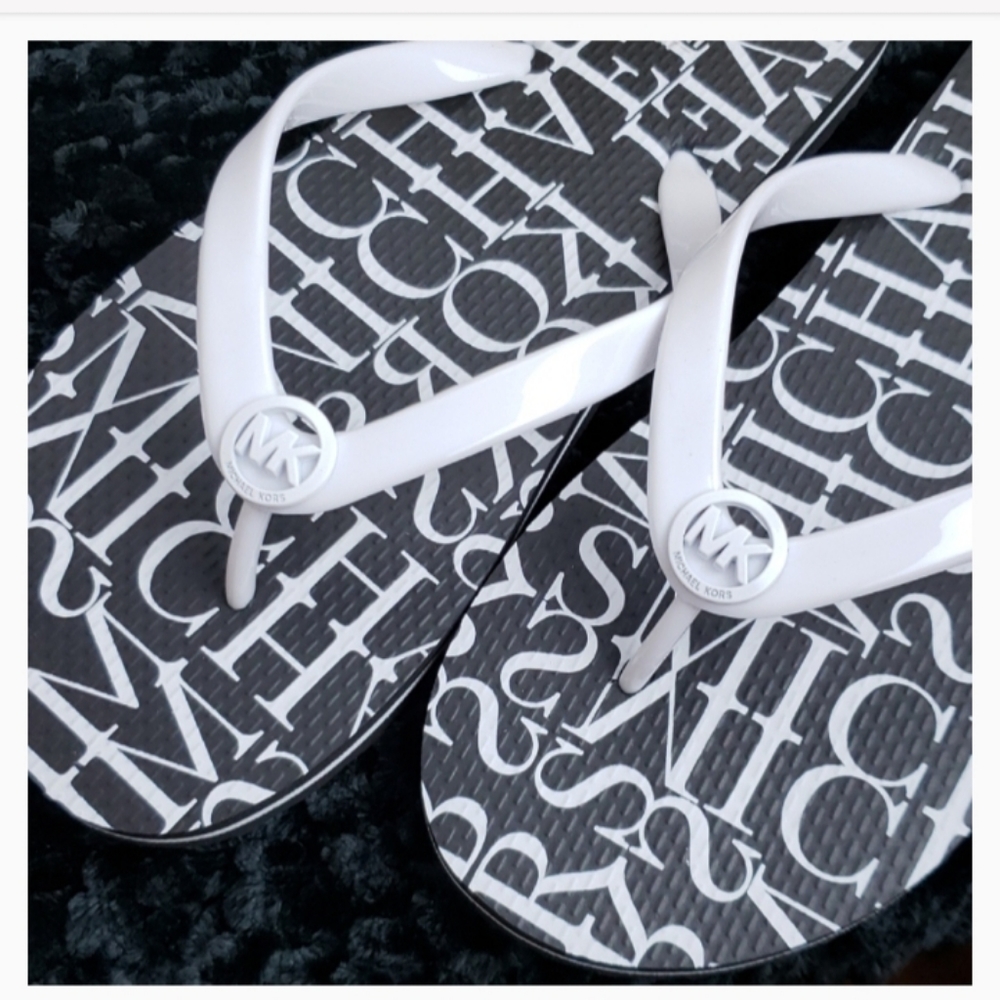 Michael kors Striped EVA Flip Flops - Picture 4 of 8